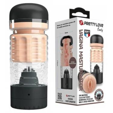 Imagem de Masturbador Masculino Vagina Emily Vibração Multivelocidade Resolve Monotonia, Para Prazer Máximo [PRETO]