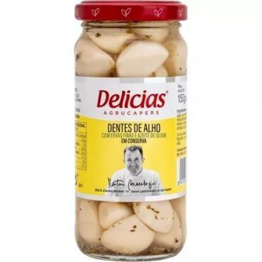 Imagem de Dentes alho ao natural delicias agrucapers 245g