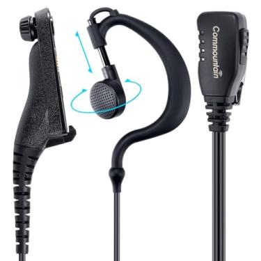 Imagem de commountain Fone de ouvido APX 6000 XPR 7550e com microfone compatível com rádios Motorola APX 8000, APX 7000, APX 4000, XPR 7350e, XPR 7550, XPR 7580e, APX6000, APX8000, XPR7550, XPR7550, XPR7550.