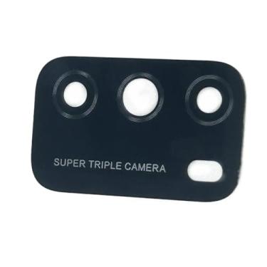 Imagem de zhxchzhi Lente de câmera traseira OEM com adesivo compatível com peças Xiaomi Poco M3