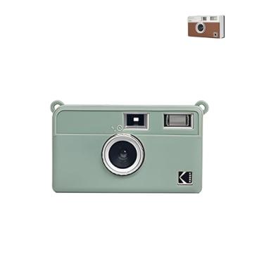 Imagem de Capa para câmera de filme de meia moldura Kodak EKTAR H35, protetor de silicone macio WUNIAK portátil, resistente a arranhões, verde.