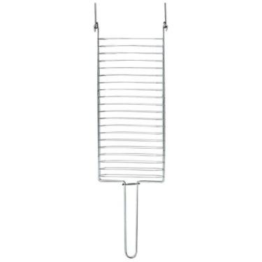 Imagem de Kit Preparo Churrasco 9Pc Grelha Espetos Simples E Duplo Mor