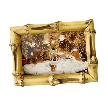 Imagem de Ｂｅｓｇａ Suporte de Moldura de Resina para Pendurar Na Parede, Decoração de Mesa, Porta-retratos de Desenho Animado para Festa, Corredor, Escritório, Sala de E, 6 polegadas, Tamanho real