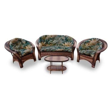 Imagem de Conjunto De 1 Sofá + 2 Poltronas + 1 Mesa Centro Palmares