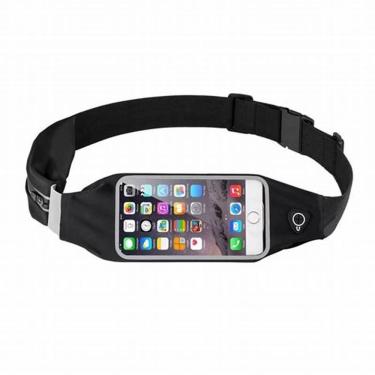 Imagem de Pochete Corrida Fitness Cintura Porta Celular E Objetos Preto