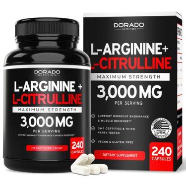 Imagem de Suplemento DORADO NUTRITION L-Arginina L-Citrulina 3000 mg