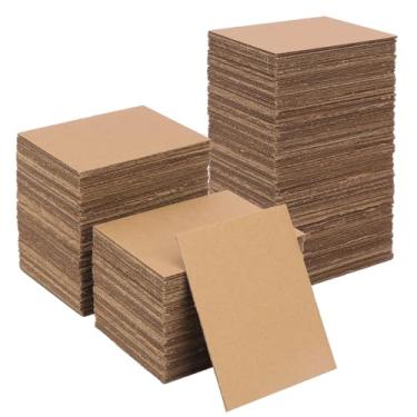 Imagem de IHDYPPEW Pacote Com 200 Folhas De Papelão Ondulado 3,5" X 4,5", Almofadas Camada Plana 2 Mm Espessura, Inserções Embalagem Flexíveis Para Remessa, Correspondência E Artesanato, Por