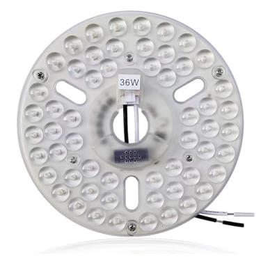 Imagem de Hyoquilex Kit De Substituição Luz Para Ventilador Teto 36 W E 6,4 Pol., Lâmpada Painel Disco Motor Led Retrofit Embutida, Regulável Em 3 Circuitos