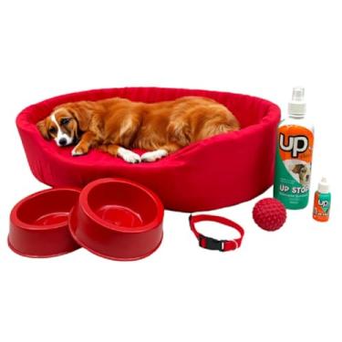 Imagem de Kit Cama Europa Pet Grande Educador Xixi Sim/Não para Cachorro (Vermelho)