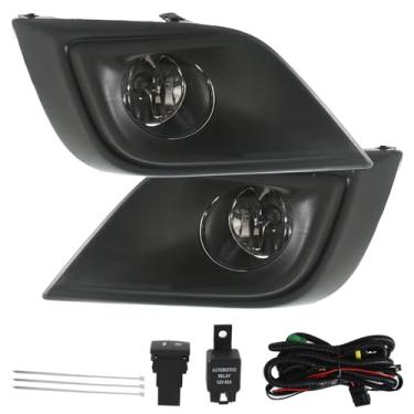 Imagem de Silscvtt Par De Faróis Neblina Dianteiros Reposição Para Nissan Murano 2015, 2016, 2017, 2018, Lado Esquerdo E Direito, Com Moldura Interruptor Ni2592122, Ni2593122