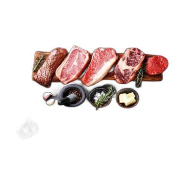 Imagem de Papel De Parede Alimentos Carne Churrasco Bife 3,5M Al299 - Você Decor