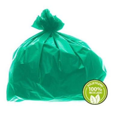 Imagem de Saco De Lixo Super Leve 100l Verde 0,02mm 100un - HIGIPACK