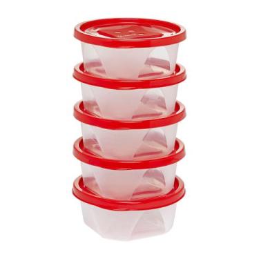 Imagem de Kit 5 peças de potes redondos Jaguar - 210ml