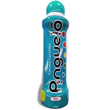 Imagem de Marcador de bingo com 80ml Caneta Carimbo Pinguelô - Pinguelo, Azul