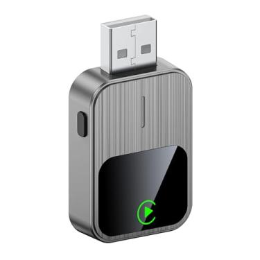 Imagem de Adaptador CarPlay sem fio - 2025 Upgrade integrado CarPlay com fio para carro Play sem fio fácil de usar Plug & Play Conexão rápida estável Mini USB e design de botão de redefinição para carros após
