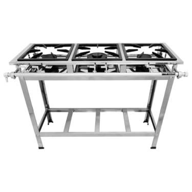 Imagem de Fogão Industrial 3 Bocas Baixa Pressão