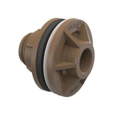 Imagem de Adaptador Soldável com Flange Anel para Caixa D'Água 25mm Marrom - tig
