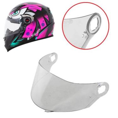 Imagem de Viseira Cristal 2.2mm Capacete LS2 FF358 Tribal Polivisor