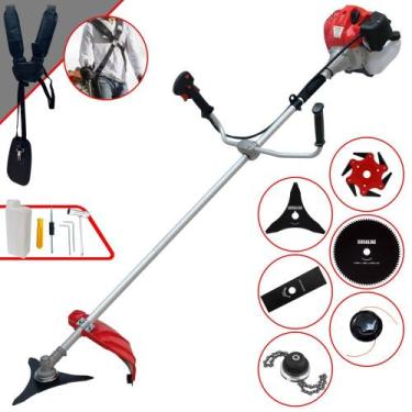 Imagem de Cortador de Grama Anmax CG430P-TB À Gasolina 2T 43cc 2HP 9.000rpm Mult