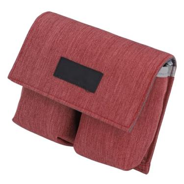 Imagem de Generic Saco de Bateria do Drone, Portátil Portátil Resistente a Arranhões Capa da Câmera 2 Bolsos para Externo (Tijolo vermelho)