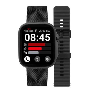 Imagem de Relógio Masculino Smartwatch Technos Connect Max Call Preto TMAXCAA/9P