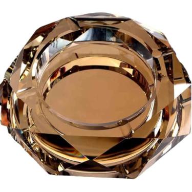 Imagem de Cinzeiro De Cristal Idéias De Moda Presentes Personalizados Estilo De Luxo Europeu, Gold, 12cm