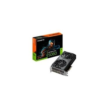 Imagem de Placa de Vídeo Gigabyte RTX 5060 WINDFORCE OC 8G NVIDIA GeForce, 8GB GDDR7, 128bits, DLSS, Ray Tracing - GV-N5060WF2OC-8GD