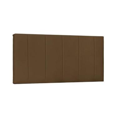 Imagem de Painel de Cama 195cm Cristal Suede - Lucadi Home, Suede Caramelo