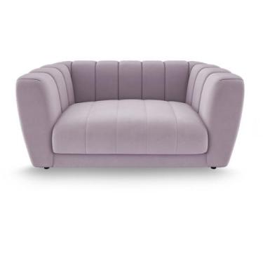 Imagem de Caminha Casinha Cães Gato Pet Mini Poltrona Meg Veludo Rosa - Loja She