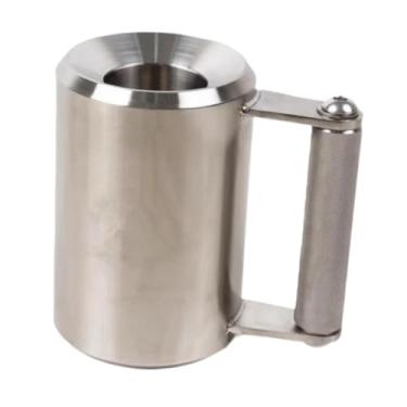 Imagem de WeiLaiKeQi Caneca de café com halteres de aço inoxidável, pega confortável, copo de água esportivo, copo com halteres para academia em casa, treinamento de força, 8 Kg Contém 120 Ml