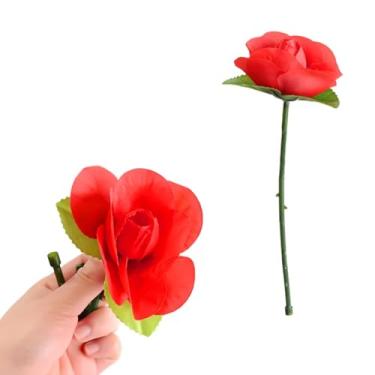 Imagem de VANTIYAUS 10PCS Folding Rose, Magic Rose Appearing Magic Tricks Flower Prop for Stage Bar Party Home Shows Street
