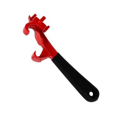 Imagem de Ferramenta de abridor de balde de 14 litros, chave de alumínio 3 em 1, abridor de tampa de balde de tinta com alça antiderrapante, ferramenta de remoção de tampa de barril de tambor para uso doméstico