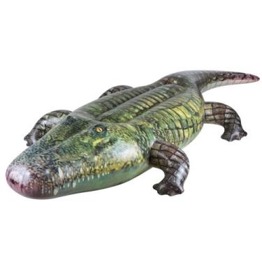 Imagem de Pool Float ILEISEARY Giant Inflável Alligator 213 cm para crianças - I