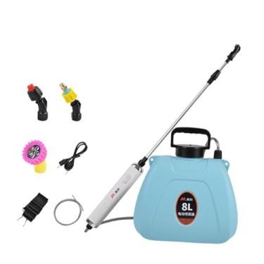 Imagem de WeiLaiKeQi Pulverizador elétrico de jardim, cabo recarregável, grande capacidade de 8L, economiza esforço, pulverizador elétrico com haste retrátil para gramado, Use Cerca de 230 Minutos