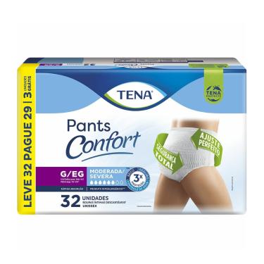 Imagem de Roupa Íntima Tena Pants Confort G/EG 32 Unidades