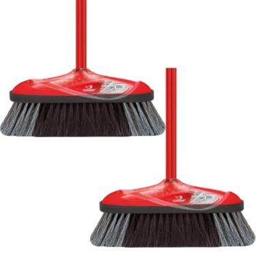 Imagem de Kit 2 Vassouras Cerda Natural Extramacia Varre Suave Condor