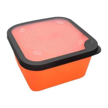 Imagem de predolo Caixa de armazenamento para iscas de pesca, organizador de iscas vivas, recipiente ventilado para minhocas, caixa de minhocas para pesca de peixes, L