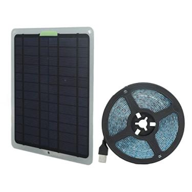 Imagem de YOUTHINK Solar Power Grow Light Strip, 20W Full Spectrum LED Strip, Alto Fluxo Luminoso para Estufa do Jardim, Água à Prova IP65, Amplamente Utilizado na Jardinagem, Bonsai