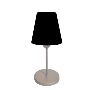 Imagem de Abajur Cabeceira Para Quarto Cone Vivare Md-2005 Cúpula em Tecido Cone - Bivolt