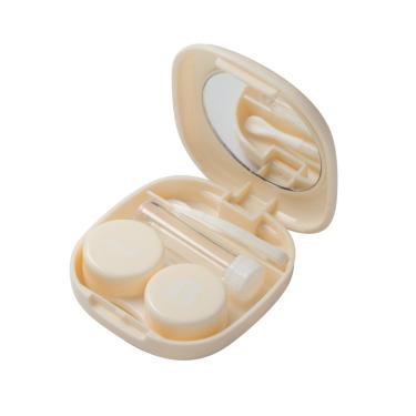 Imagem de Estojo porta lentes Face + Pinça e Ventosa Branco