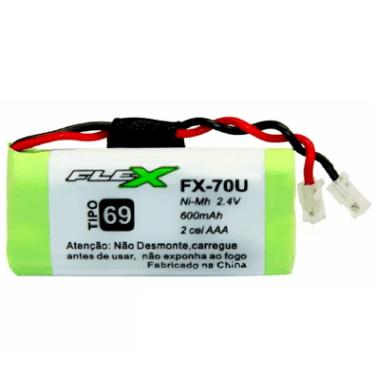 Imagem de Bateria Telefone Sem Fio Flex, 600mah, 2.4v - Fx-70u