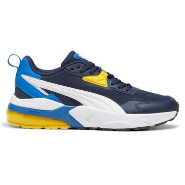 Imagem de PUMA Tênis masculino Vis2k, Club Navy-Puma Branco-pelé Amarelo, 14