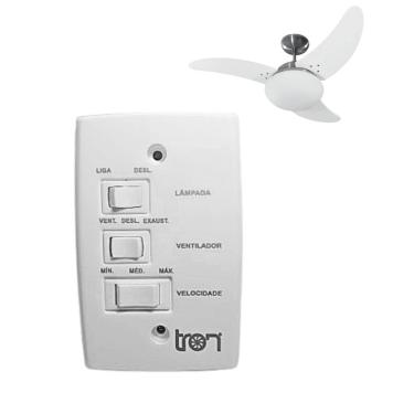 Imagem de Controle De Velocidade Para Ventilador De Teto Tron 127v