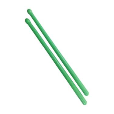 Imagem de simhoa 2 peças baquetas de nylon, martelo de bateria, exercícios, baquetas, alças antiderrapantes para relaxamento, bateria eletrônica, adultos e crianças