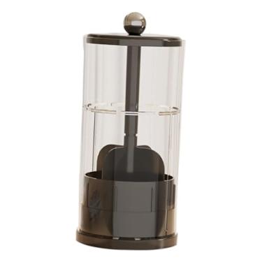 Imagem de Generic Suporte de pincel de maquiagem com elevação automática Organizador de ferramentas cosméticas Estojo de exposição de delineador para banheiro Sala de, Preto