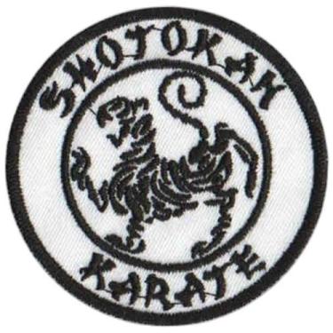 Imagem de Patch Bordado Shotokan Karate Com Fecho De Contato - Mundo Do Militar