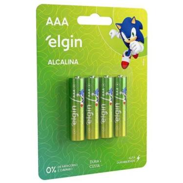 Imagem de Pilha Elgin Alcalina AAA Cartela Com 4 Unidades - Marca