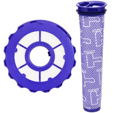 Imagem de Portek Conjunto de conjunto de filtro destinado a aspiradores de pó verticais Dyson DC40 DC42 UP16 UP19 Light Slim Ball Multi Floor 2 verticais, filtros HEPA pré e pós-motor