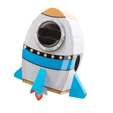 Imagem de KiBcsLic com Caixa de Papelão, Modelo de Alto Desempenho, Brinquedo para Meninos, Meninas, Artigos para Festa de Aniversário, Foguete