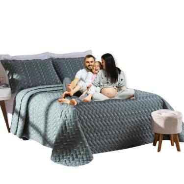 Imagem de Cobre Leito Casal Queen Heitor Hipercal 400 Fios Elegante - MR Enxovai
